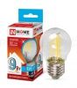 Импорт из сайта,Лампа IN HOME LED -A60  9Вт Е27 4000К