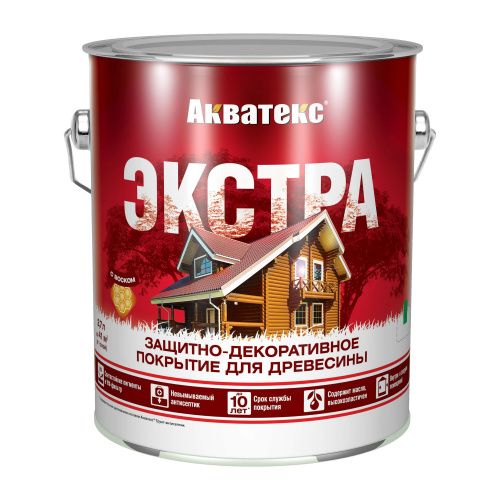 Защитное покрытие "Акватекс-Экстра" палисанд 9,0л.